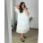 Women's Plus Size Lace Summer Short Sleeve Dress (XL/2XL/3XL ONE SIZE) ITALIAN FASHION IMB23HIPP 56/58 black