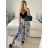 Nohavice harémky letné dlhé dámske (S/M ONE SIZE) TALIANSKA MÓDA IMM239535UNVZ