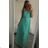 Women's long summer sleeveless dress (UNI SM) ITALIAN MODE IMD20200IM4 white S / M
