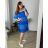 Women's Summer Lace Short Carmen Sleeve Dress (54/56/58 ONE SIZE) ITALIAN FASHION IM424286