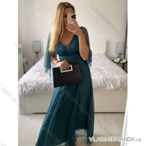 Women's Long Party Long Sleeve Dress (S/M ONE SIZE) ITALIAN FASHION IMPSH2320008