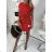 Casual Short Sleeve Dress (UNI S-L) ITALIAN FASHION IMD20328 black M / L