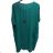 Šaty krátký rukáv letní oversize s přívěskem dámské nadrozměr (2XL/3XL ONE SIZE) ITALSKÁ MÓDA IM324ROMA