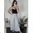 Women's Summer Long Harem Pants (S/M/L ONE SIZE) ITALIAN FASHION IMD24199/DUR -   grey -   S / M