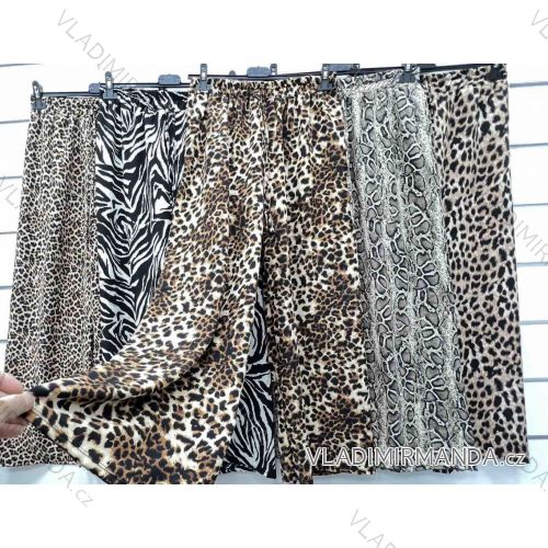 Nohavice dlhé letné oversize leopard dámske (S/M/L ONE SIZE) TALIANSKA MÓDA IMWCP24265