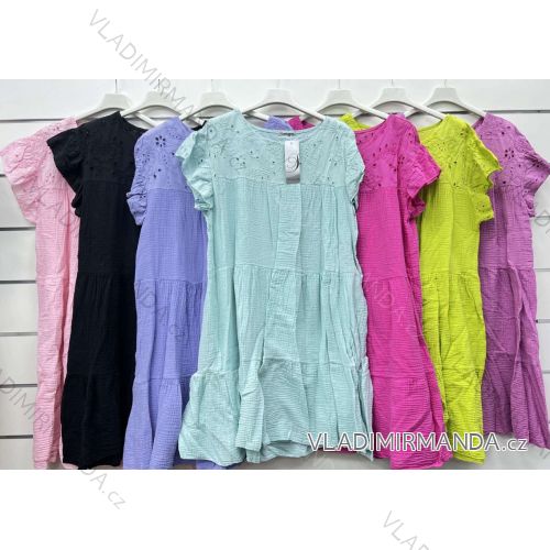 Women's T-Shirt Short Sleeve (S / M / L ONE SIZE) ITALIAN FASHION IMWC222158