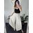 Women's Summer Long Harem Pants (42/44/46 ONE SIZE) ITALIAN FASHION IM424361 dark pink S / M