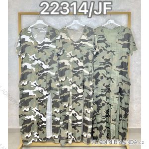 Women's Long Chiffon Short Sleeve Dress (S/M ONE SIZE) ITALIAN FASHION IMWGS231048