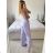 Women's Long Elegant Long Sleeve Jumpsuit (S/M ONE SIZE) ITALIAN FASHION IMWA23289 -   oranžová -   S / M
