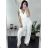 Women's Long Elegant Long Sleeve Jumpsuit (S/M ONE SIZE) ITALIAN FASHION IMWA23289