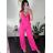 Women's Long Elegant Long Sleeve Jumpsuit (S/M ONE SIZE) ITALIAN FASHION IMWA23289