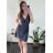 Women's icecool sleeveless summer dress (M/L, XL/2XL) AINUOSI ITALIAN FASHION IMB23XJ-1110