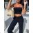 Souprava letní top a kalhoty dámská (S/M/L ONE SIZE) ITALSKÁ MÓDA IMWCH24621