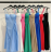 Women's long summer dress with straps (S/M ONE SIZE) ITALIAN FASHION IMPMD243208jd
