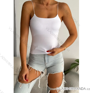 Tílko na ramínka dámské (S/M ONE SIZE) ITALSKÁ MÓDA IMPMD2424716/DU