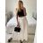 Sukně saténová dlouhá dámská Carol (S/M/L ONE SIZE) ITALSKá MODA IM323026