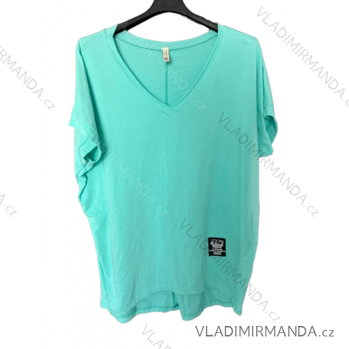 Kurzarm-Tunika für Damen in Übergröße (2XL/3XL/4XL Einheitsgröße) ITALIAN FASHION IMC23080/DU