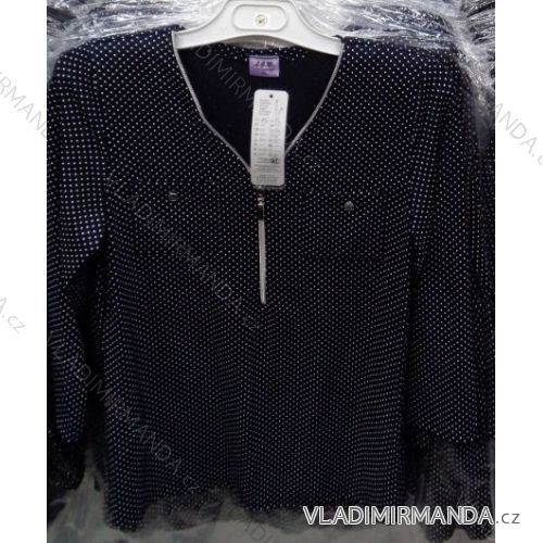 Blúzka dlhý rukáv dámska nadrozmerná (l-4XL) LGM POĽSKO LGM001