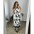 Women's Long Sleeve Shirt Dress (S/M ONE SIZE) ITALIAN FASHION IMWD232607 48/50 blue