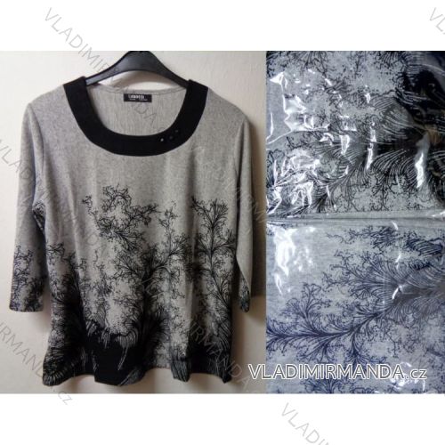 Tričko 3/4 rukáv dámske (xl-3XL) ERBOSSI K361
