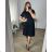 Women's Long Summer Short Sleeve Dress (S/M ONE SIZE) ITALIAN FASHION IMC23300