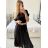 Šaty riflové dlouhé košilové dámské (uni sl) ITALIAN Fashion IM3181746 -   black -   S / M