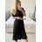 Šaty riflové dlouhé košilové dámské (uni sl) ITALIAN Fashion IM3181746 -   black -   S / M