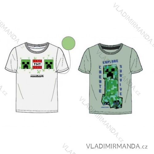 Tričko krátký rukáv minecraft dorost chlapecké (6-12let) SETINO MNC-278