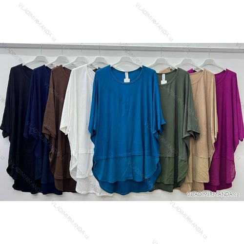 Women's Plus Size Long Sleeve Tunic (3XL/4XL/5XL ONE SIZE) ITALIAN FASHION IM423550