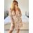 Women's Long Chiffon Short Sleeve Dress (S/M ONE SIZE) ITALIAN FASHION IMWGS231048