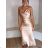 Women's long elegant strapless dress (S/M ONE SIZE) ITALIAN FASHION IMPGM2310921