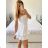 Women's Elegant Lace Sleeveless Dress (S/M ONE SIZE) ITALIAN FASHION IMWGS231829 -   black -   S / M