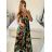 Langes trägerloses Sommerkleid von Icecool für Damen (M/L-XL/2XL) AINUOSI ITALIAN FASHION IMB23H02 -   grün -   XL/2XL