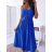 Langes Sommerkleid für Damen mit Trägern (S/M EINHEITSGRÖSSE) ITALIAN FASHION IMD24194/DU