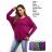 Damen-Langarmpullover (uni L / XL) ITALIAN MODA IM7191009