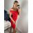 Elegant formal dress with straps for women (S / M ONE SIZE) ITALIAN FASHION IM321576