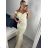 Elegant formal dress with straps for women (S / M ONE SIZE) ITALIAN FASHION IM321576