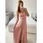 Women's Strapless Long Party Dress (S/M ONE SIZE) ITALIAN FASHION IMPSH2360055