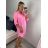 Tunika oversize košilová dlouhý rukáv dámské (S/M/L/XL ONE SIZE) ITALSKÁ MÓDA IMD22512