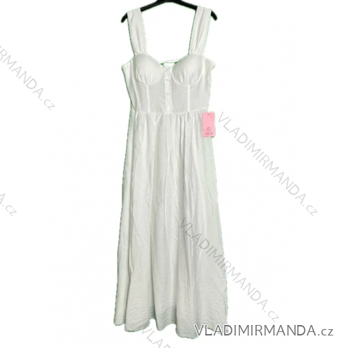 Women's Long Sleeveless Summer Dress (S/M ONE SIZE) ITALIAN FASHION IMPBB233449lx -   fialová purpurová -   S / M
