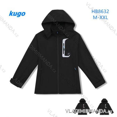 Bunda softshellová s fleecom pánska (M-2XL) KUGO HB8632
