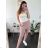 Šortky kraťasy baggy letní dámské (S/M ONE SIZE) ITALSKá MóDA IM2213458-2/DR starorůžová M/L