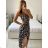 Langes Partykleid mit Riemchen für Damen (Einheitsgröße S/M) ITALIAN FASHION IMM235602