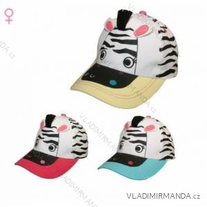 Kšiltovka zebra kojenecká dětská dívčí (48-52) YO! CZD-172