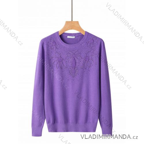 Svetr dlouhý rukáv dámský (M-2XL) GLO-STORY GLO24WMY-5347