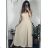 Summer short sleeve summer dress (S / M ONE SIZE) ITALIAN FASHION IMWY21019 black