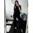 Women's Long Sleeve Hoodie Dress (S / M ONE SIZE) ITALIAN FASHION IMWA216095