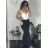 Kalhoty dlouhé letní dámské MARIANA (S/M/L ONE SIZE) ITALSKá MODA IM725041
