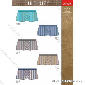 Boxerky pánské infinity  (s-2xl) CORNETTE INFINITY-912