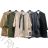 Ärmellose Jacke mit langen Ärmeln (uni sl) ITALIENISCHE Mode IMC17326